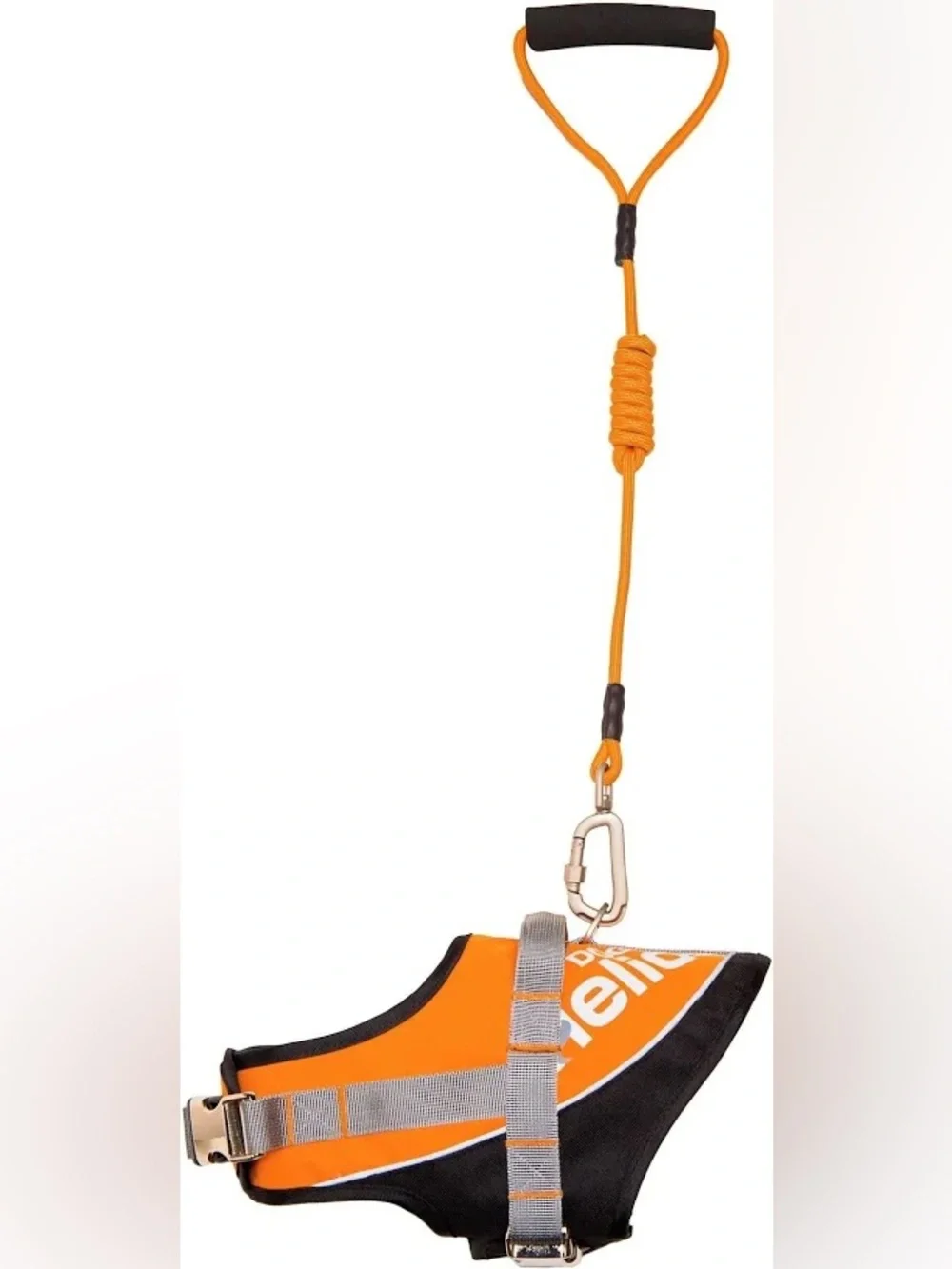Dog Helios Orange Bark-Mudder Easy Tension 3M Reflective Endurance 2-in-1 Adjust